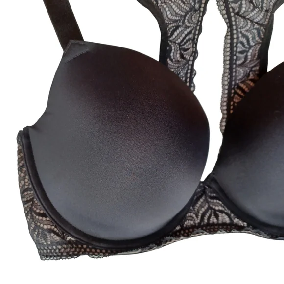 🍀HP🍀Paramour Size 38D Carolina Seamless Plunge Racerback Bra - Picture 3 of 10